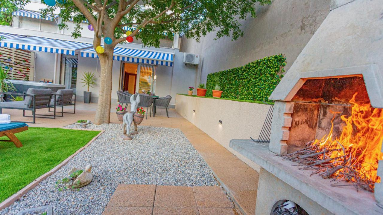 New Delux Green Garden Apartment With Hotube **** Split Exterior photo